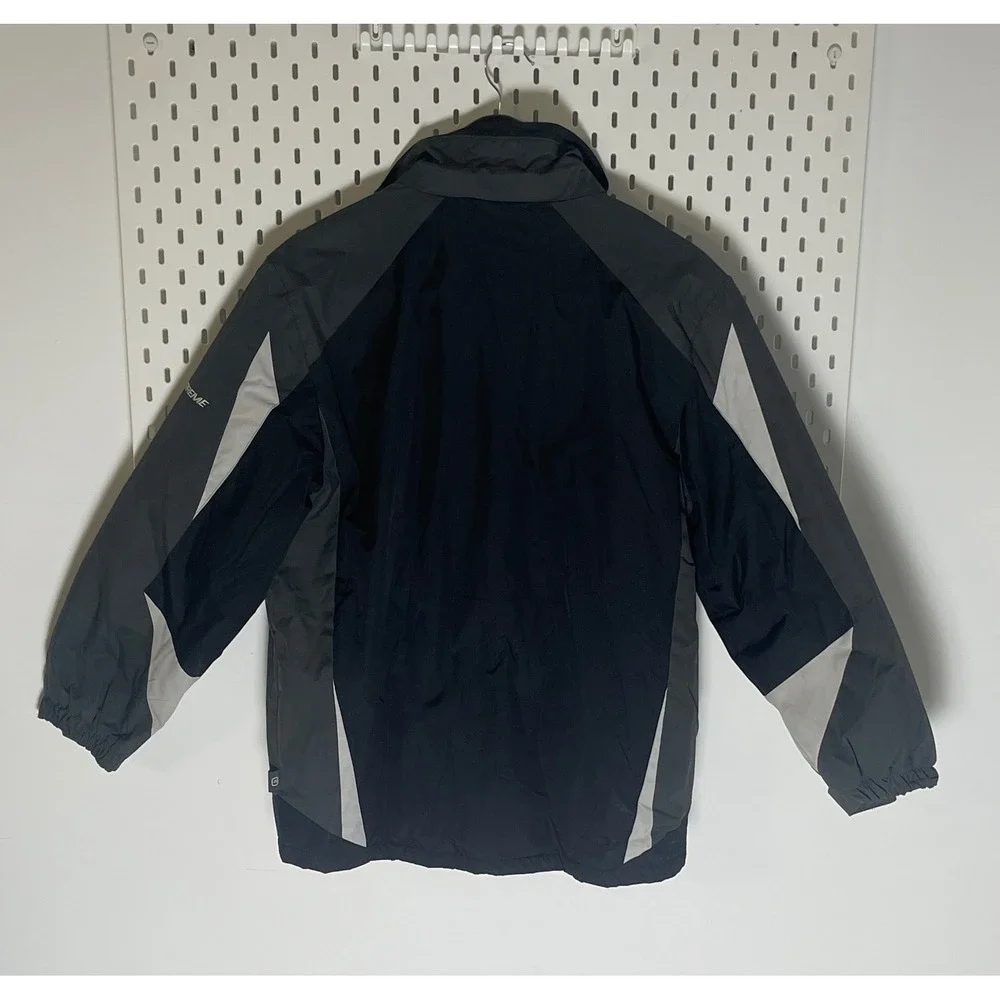 Free Country Boys FC Extreme Tech Winter Jacket Black Grey XL 14/16 Fleece Lined